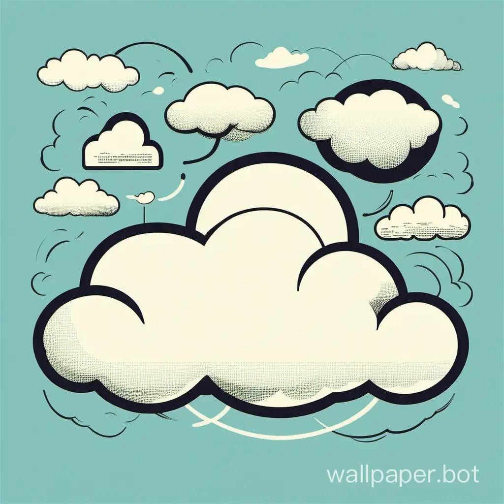 Illustration type of cloud