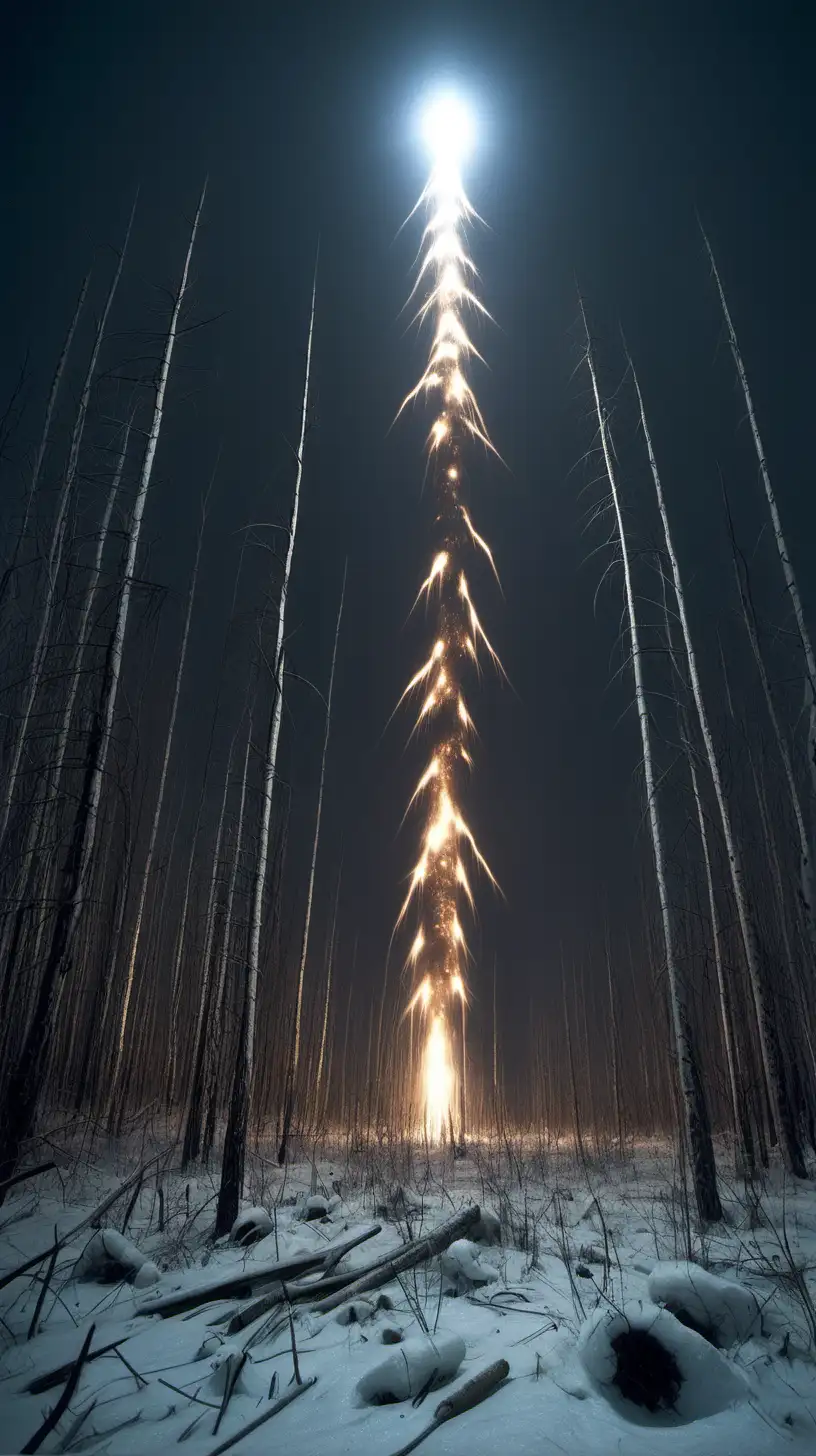 Mysterious Tunguska Explosion Illuminates Siberian Night