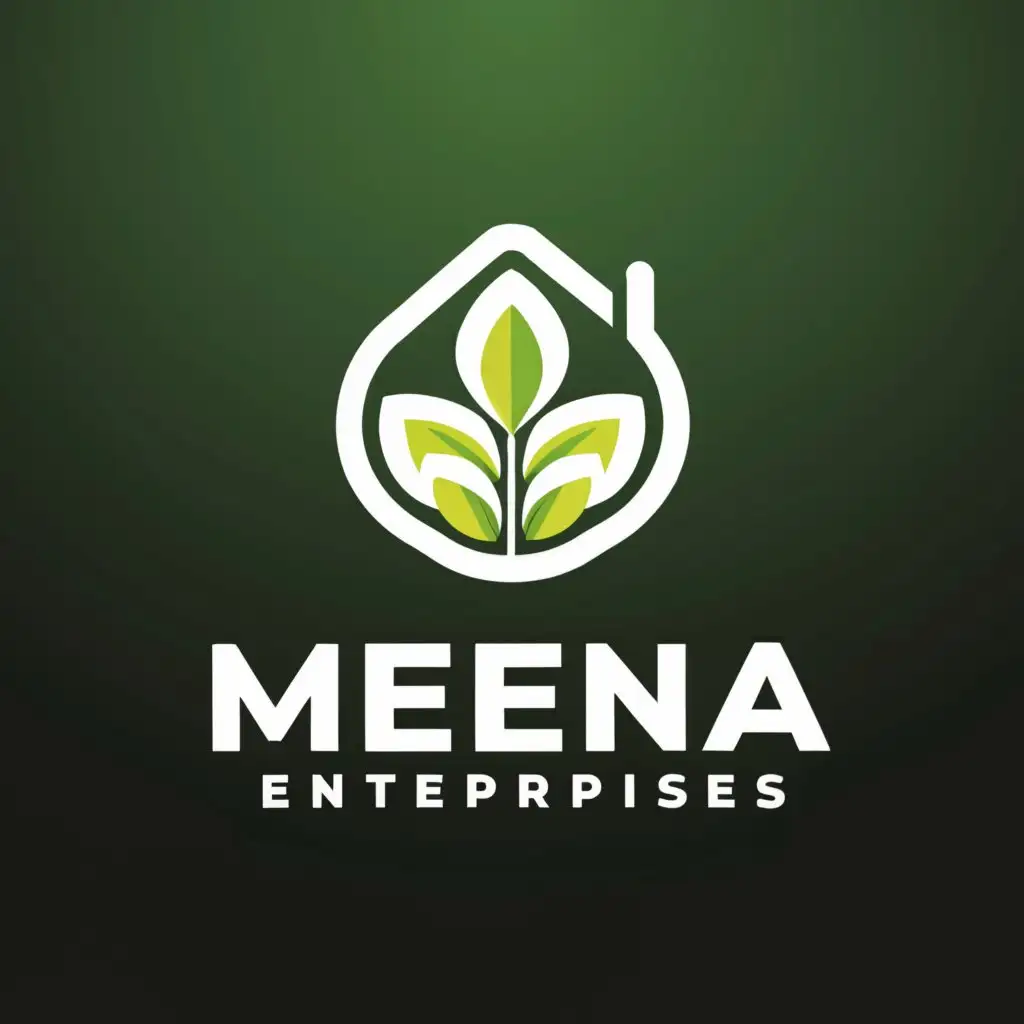 a logo design,with the text "Meena Enetrprises ", main symbol:Power weeder,Moderate,clear background