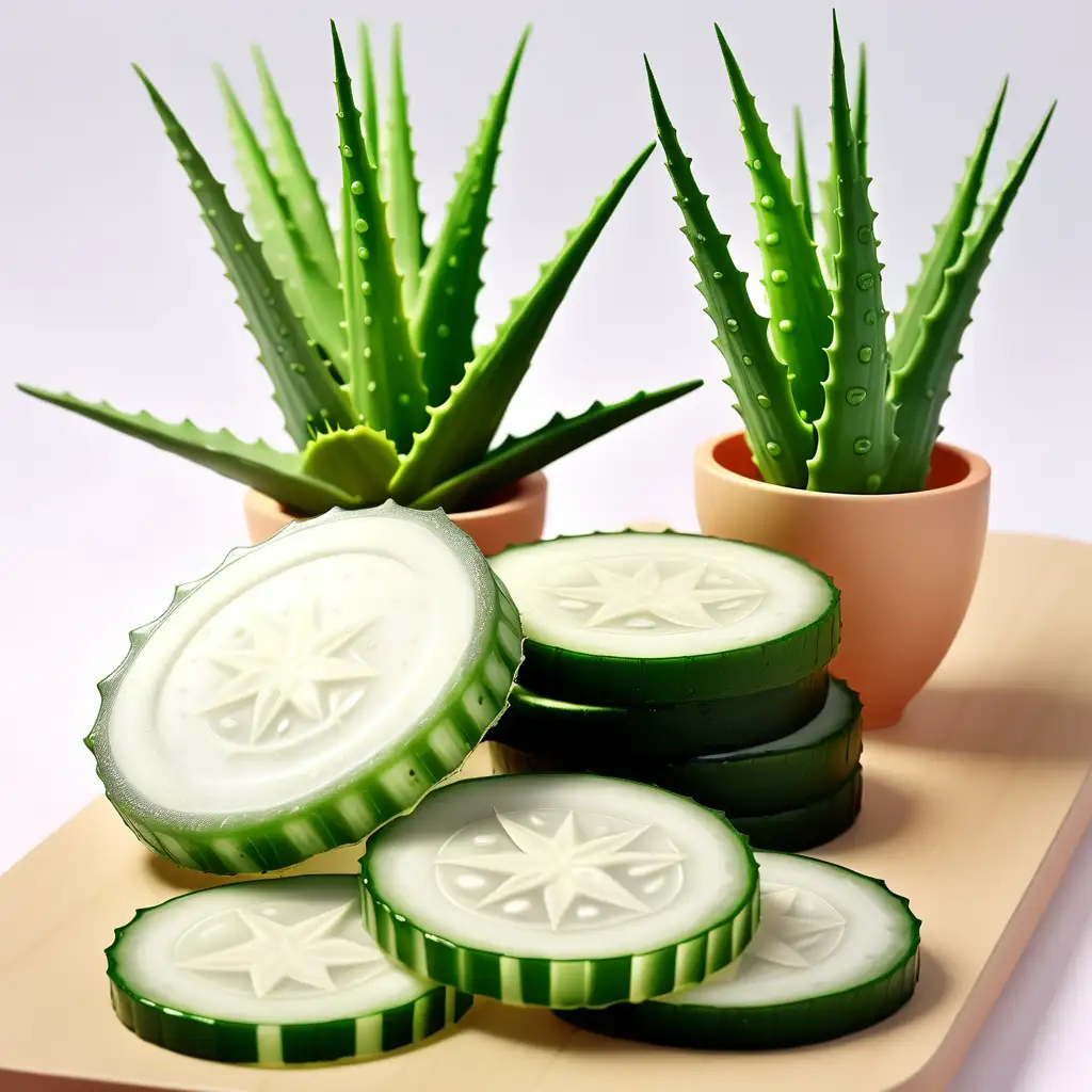 Refreshing Aloe Vera and Cucumber Skincare Elixir