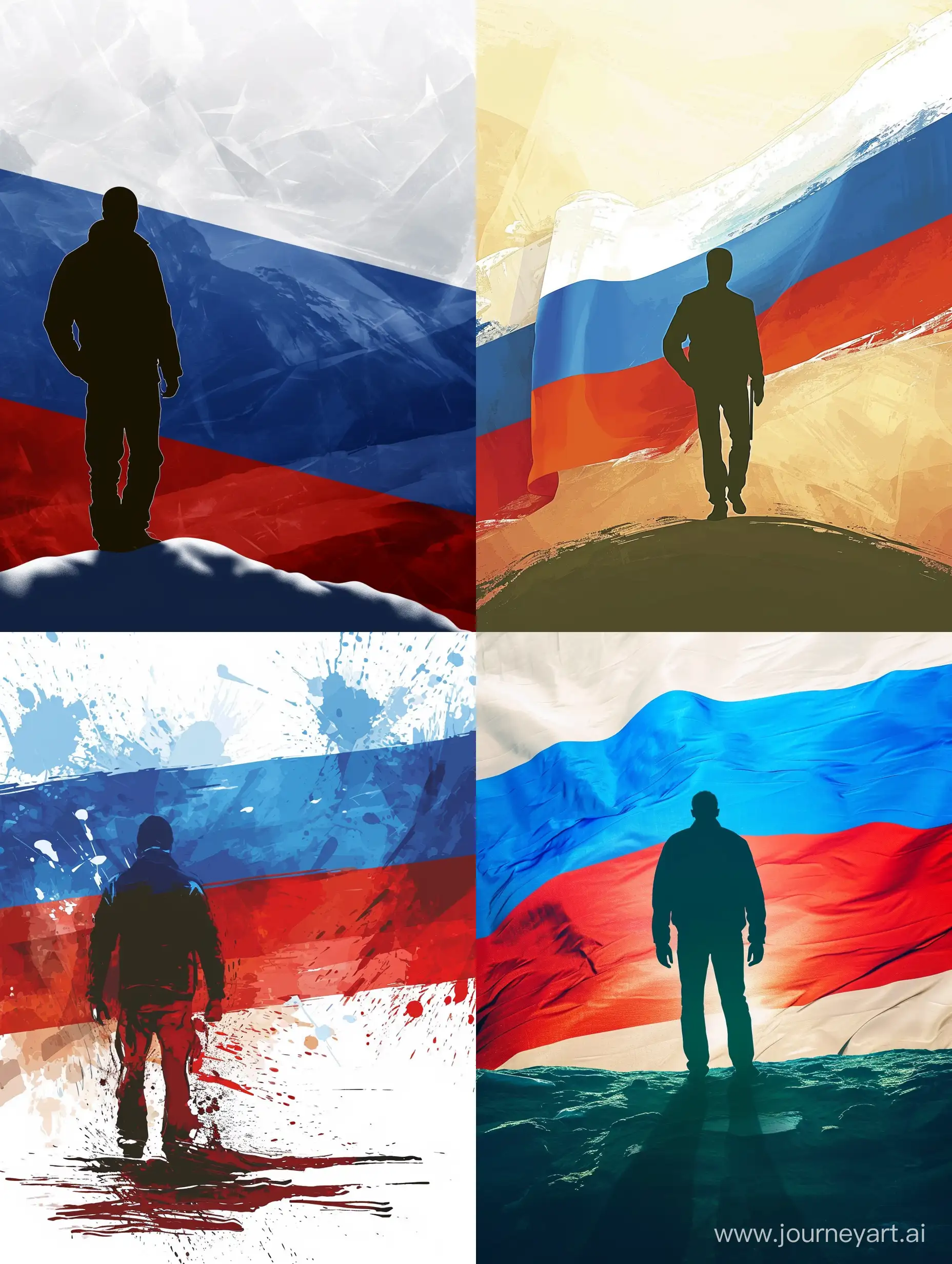 Russian-Man-Proudly-Holding-Flag