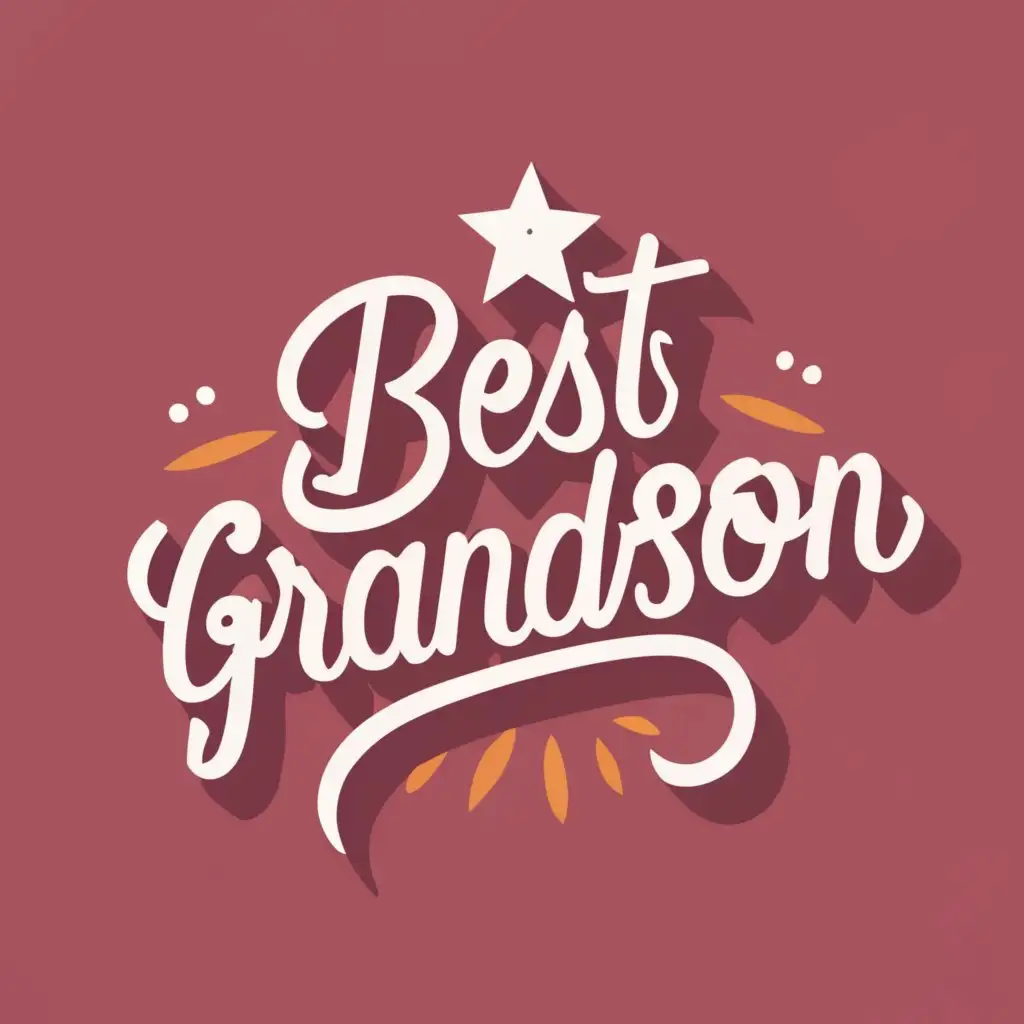 logo, Best grandson, with the text "Best grandson", typography, be used in Events industry