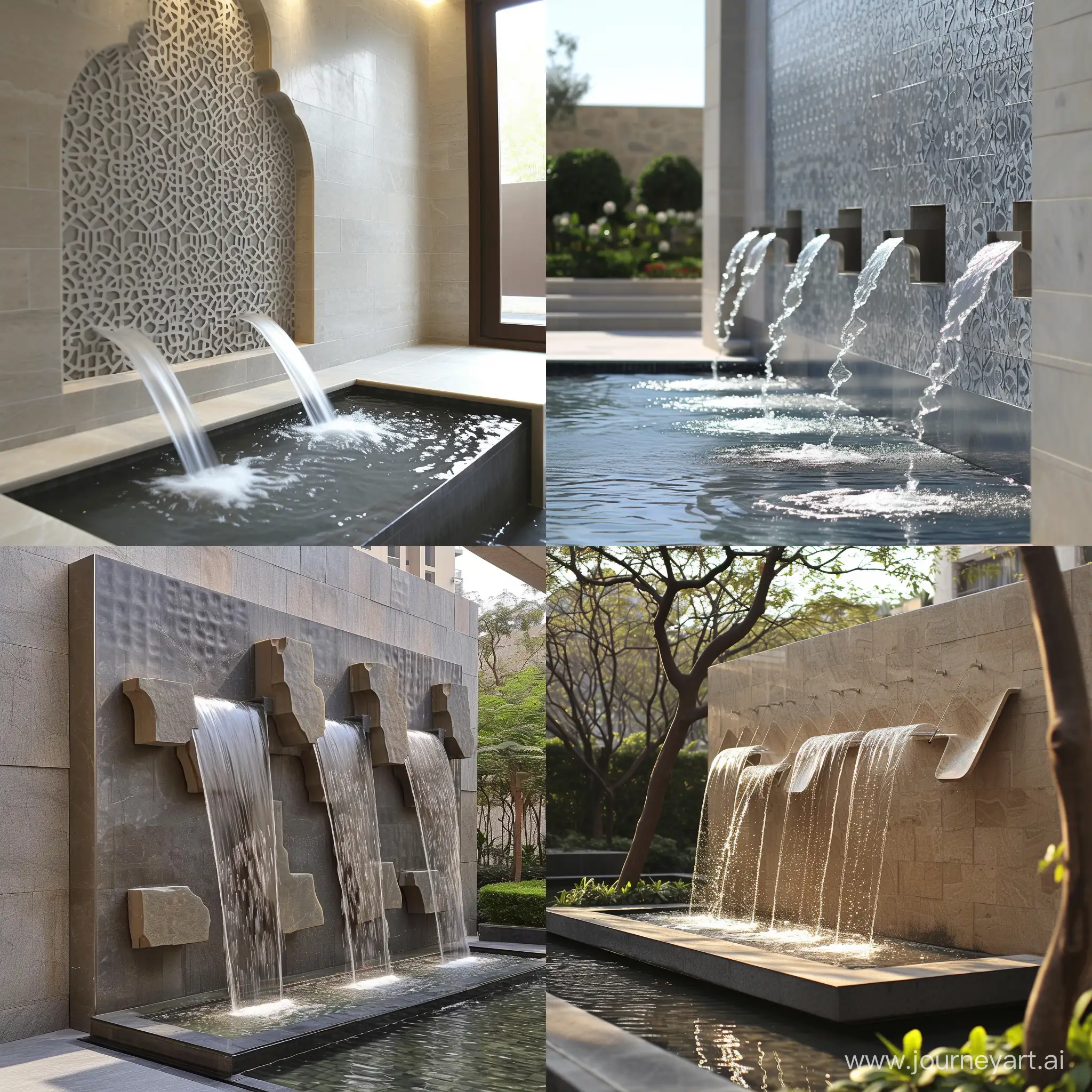 Architect-Kemaleddins-Magnificent-11-Wall-Fountain-Design-Version-6-No-8258