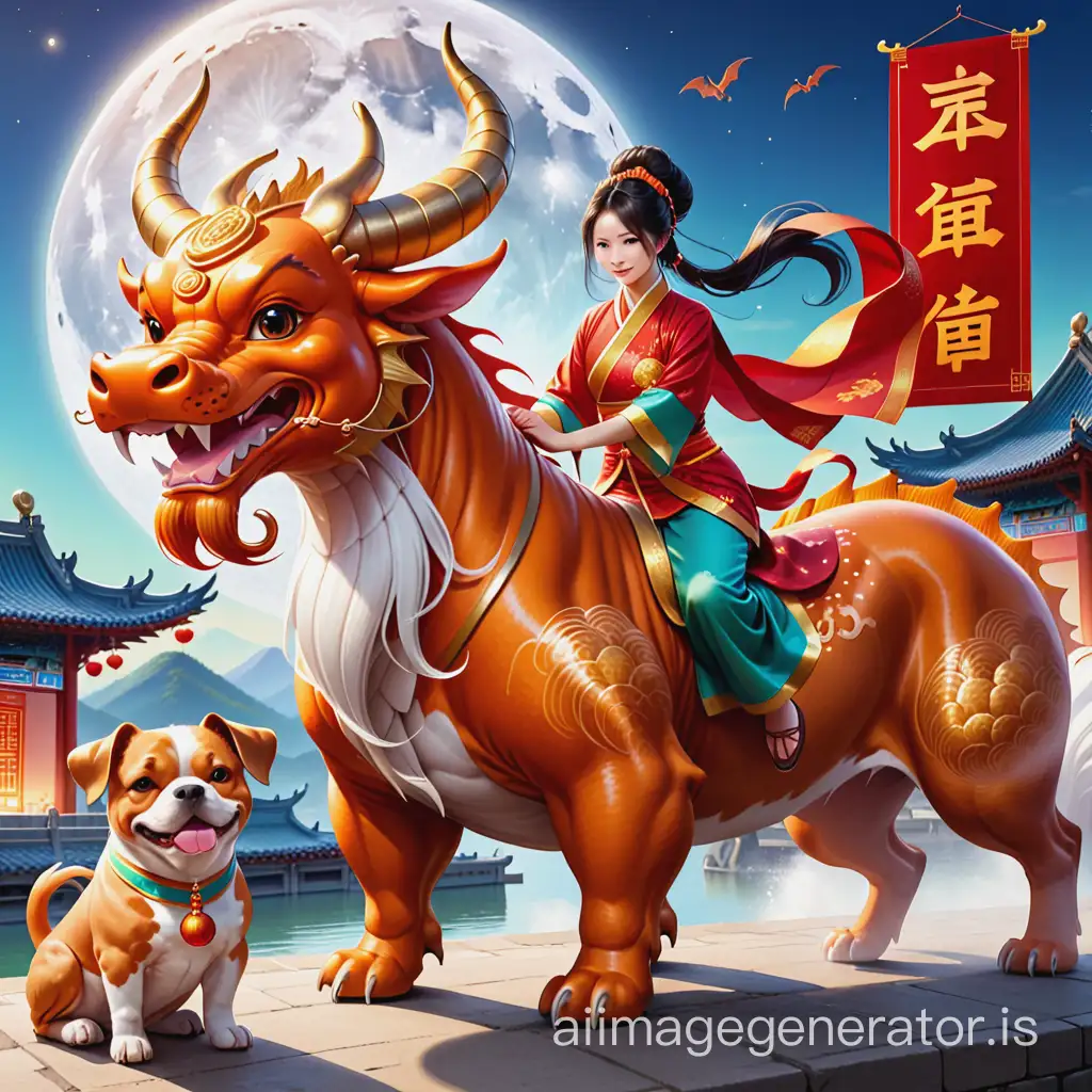 Chinese-Zodiac-Trio-Ox-Dragon-and-Dog-Earning-Money-in-Business-Venture