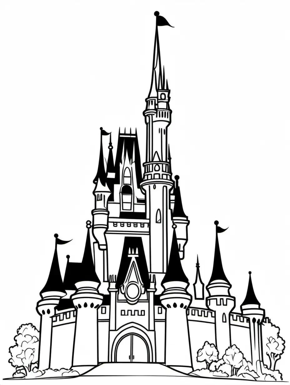 Premium Vector | A fairytale castle gray in color watercolor illustration  in cartoon style on an isolated background