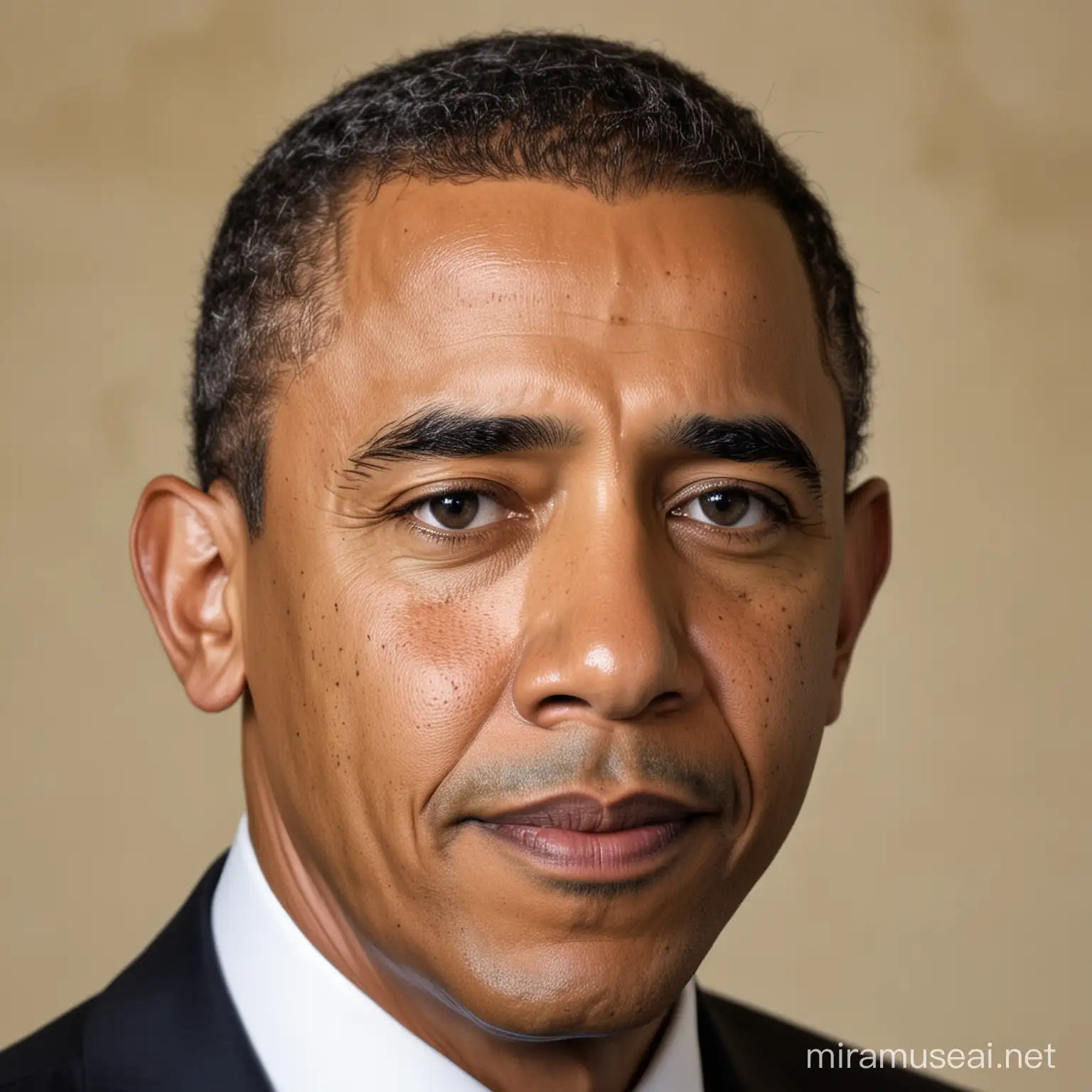 Barack Obama Portrait Inspirational Leader and Iconic Statesman