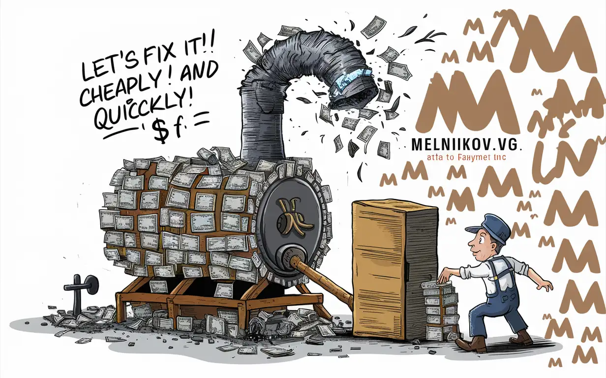 The smokestack of the coal boiler, made of money, broke and the top part fell to the feet of the surprised stoker of the coal boiler. Repair? Let's do it! Inexpensively $ :)

^^^^^^^^^^^^^^^^^^^^^

© Melnikov.VG, melnikov.vg

MMMMMMMMMMMMMMMMMMMMM

https://pay.cloudtips.ru/p/cb63eb8f

MMMMMMMMMMMMMMMMMMMMM