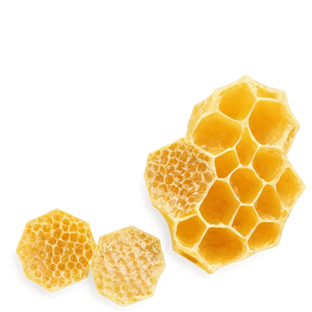 make a honeycomb of tiny empty