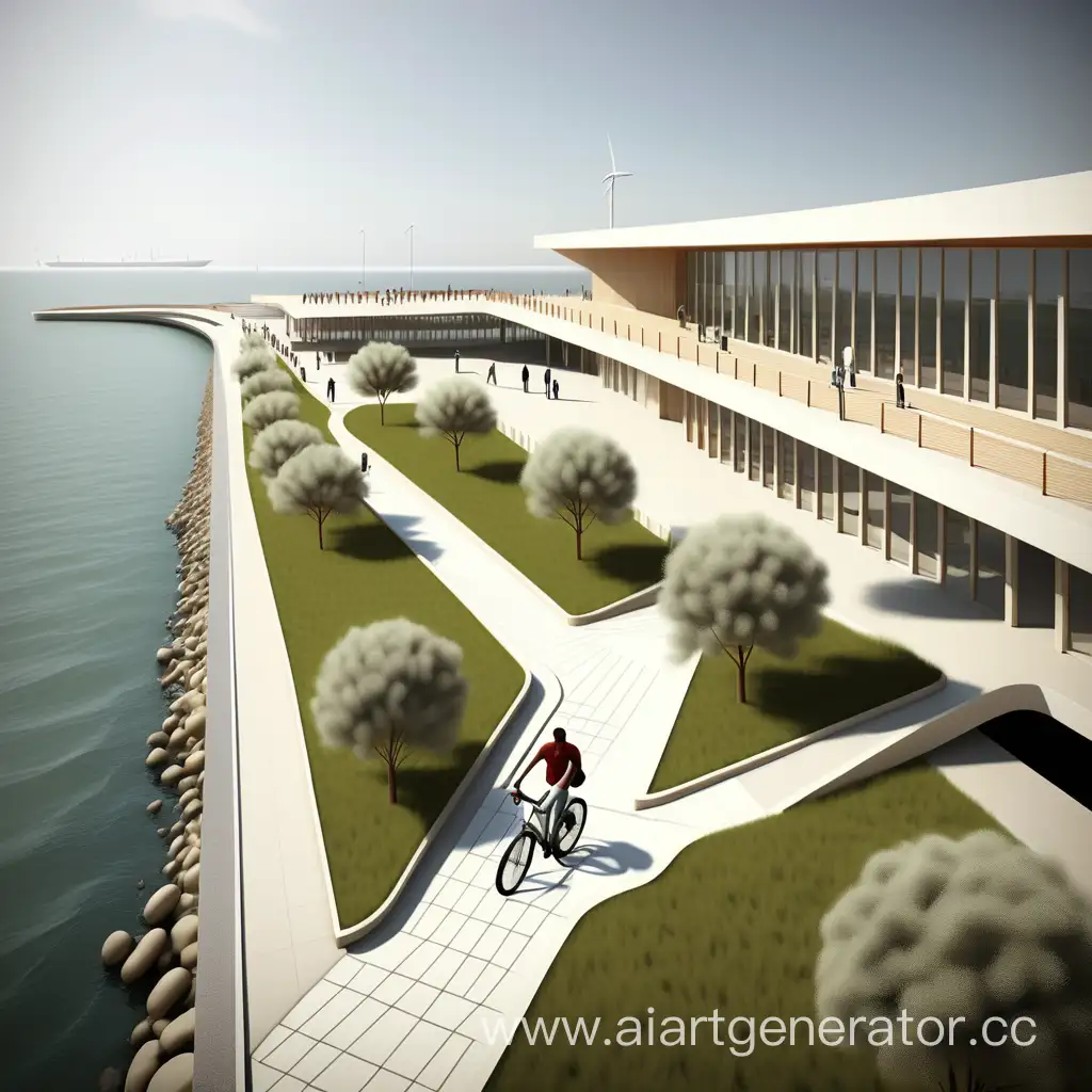 Seaside-Amphitheater-Coastal-Cultural-Center-and-Transportation-Hub-with-Green-Spaces