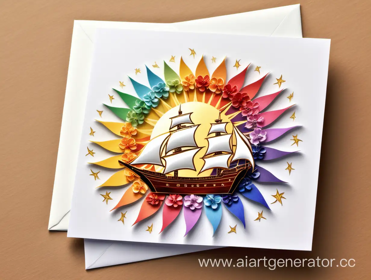 Vibrant-Sunflower-Sailboat-Congratulatory-Card