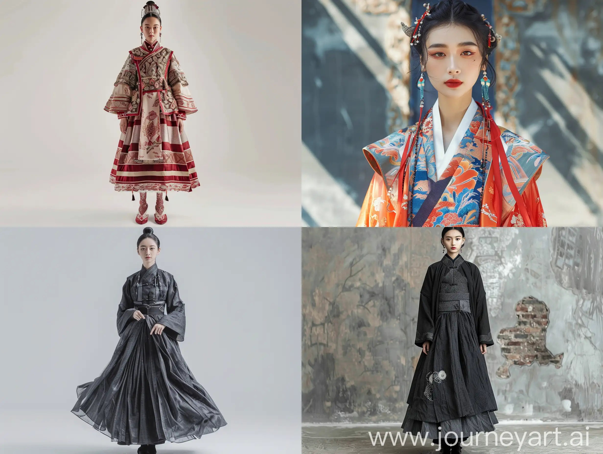 Modern-Manchu-Ceremonial-Dress-Fusion-Traditional-Garb-with-Contemporary-Twist