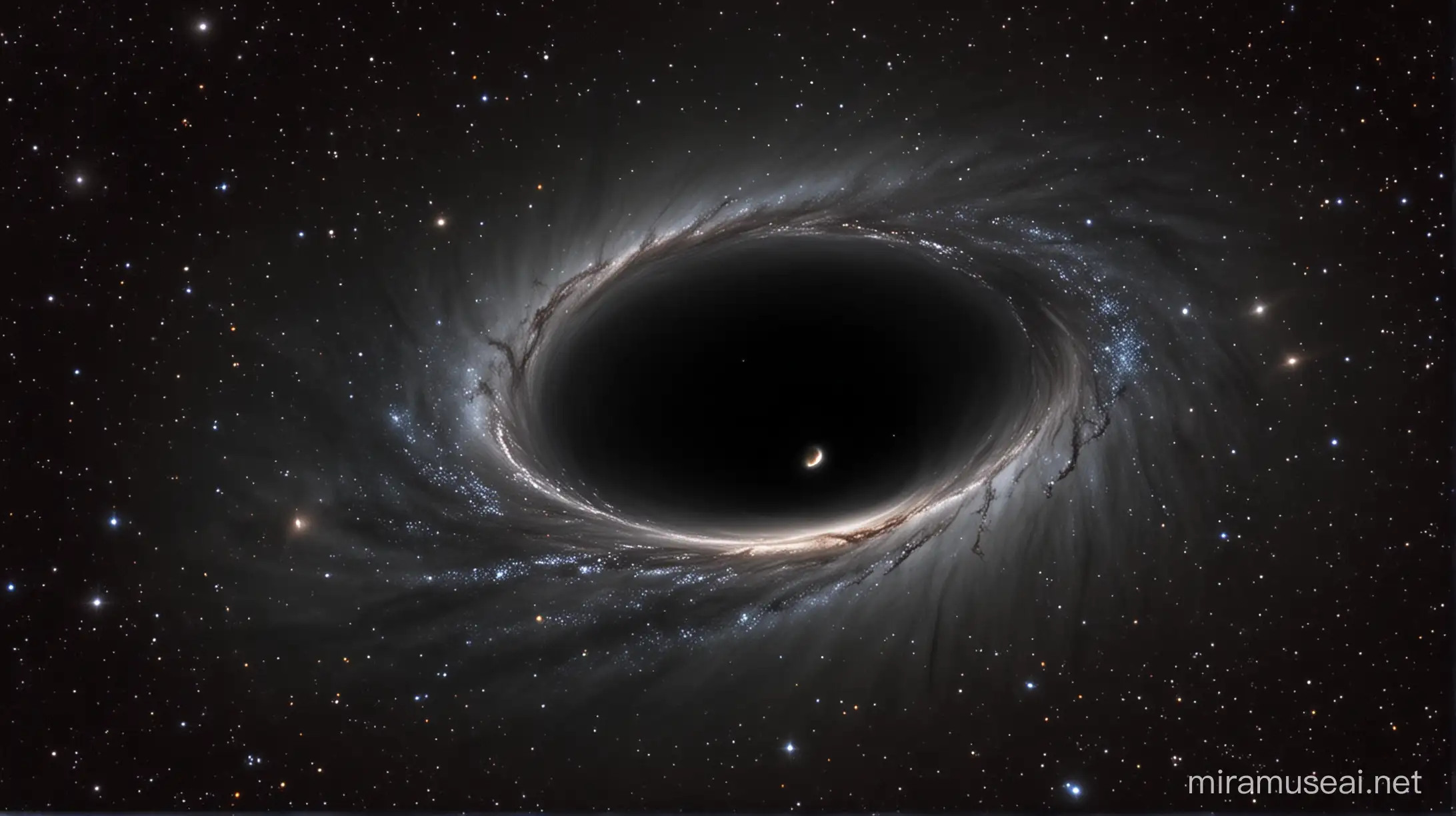 In the vast and boundless universe, black holes are quietly devouring the surrounding stars. These black holes, like monsters in the universe, greedily consume the stars that pass by them, even unable to escape their gravitational pull. Their appetites are so great that even the massive and highly luminous stars are not spared. Once captured by a black hole, the star will be torn apart and compressed, ultimately disappearing into the endless darkness of the black hole.