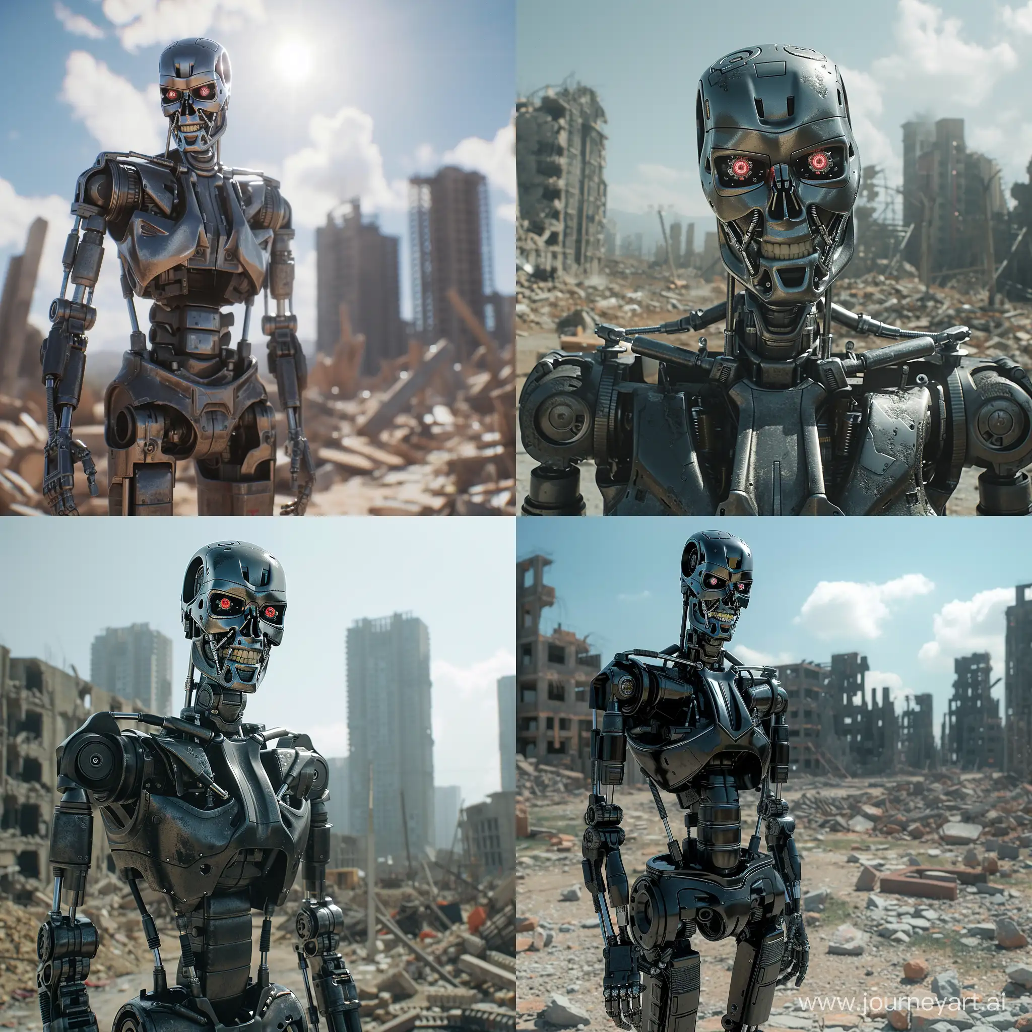 Terminator-T850-Amidst-City-Ruins-on-a-Sunny-Day