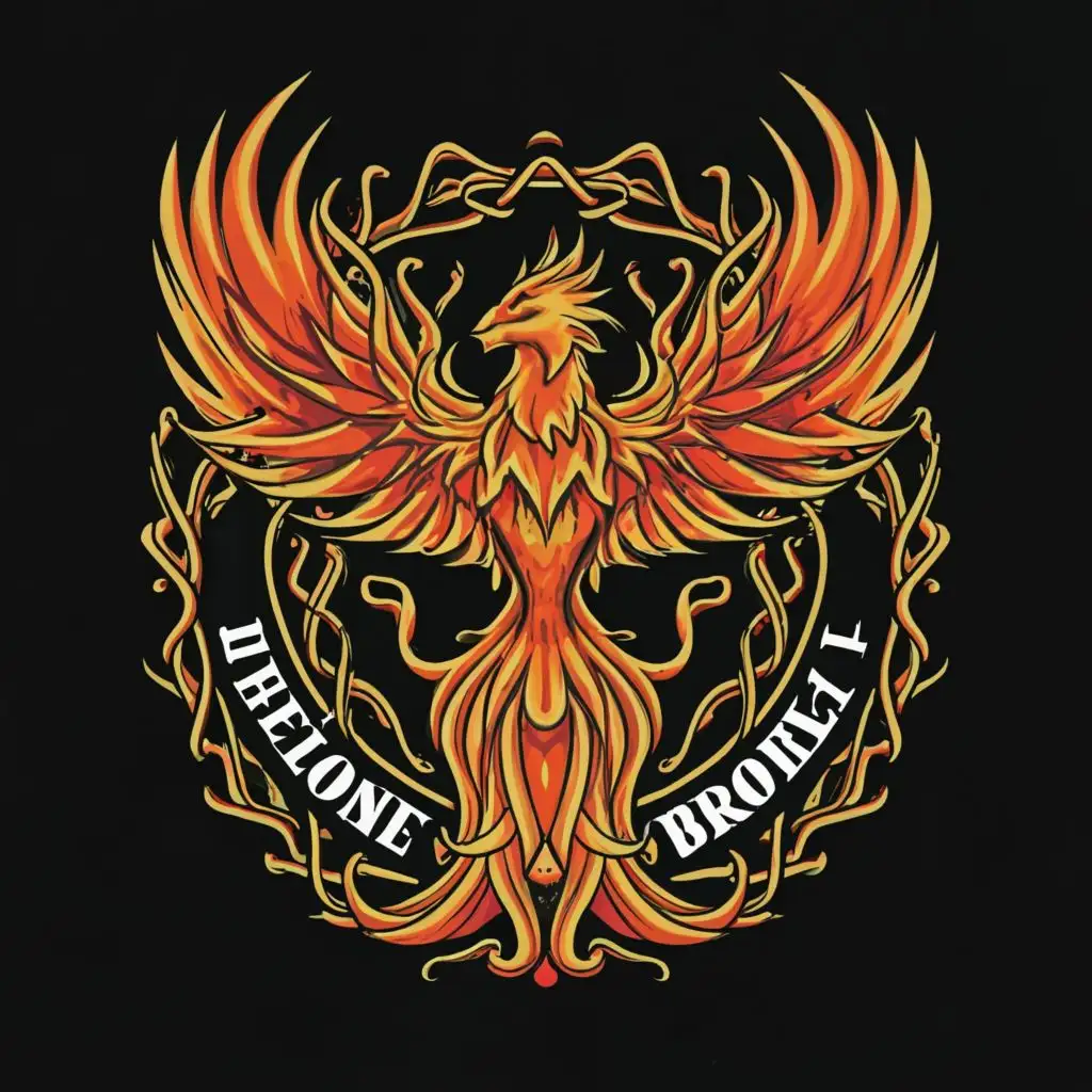 a logo design,with the text "Beyond The Broken", main symbol:phoenix,complex,be used in Religious industry,clear background