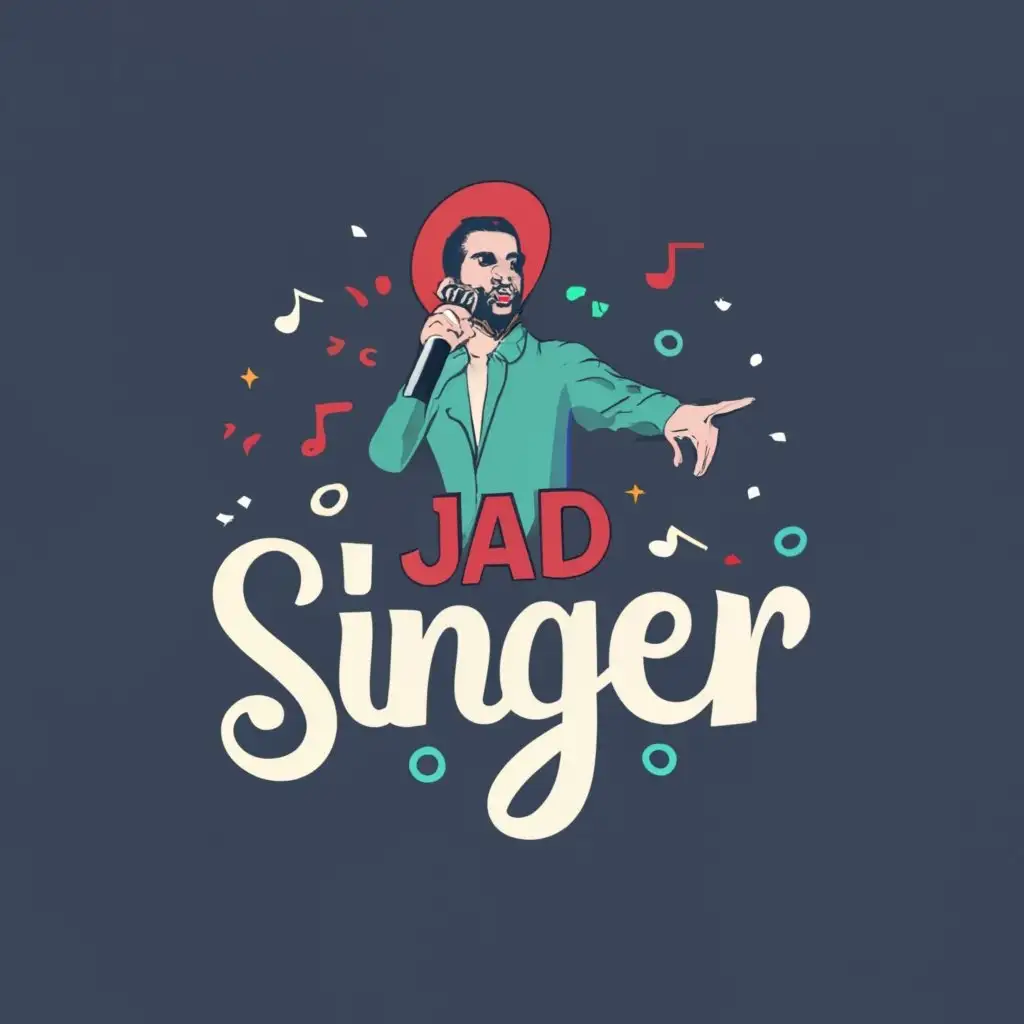 logo, Singer, with the text "Jad Haykal", typography, be used in Events industry
