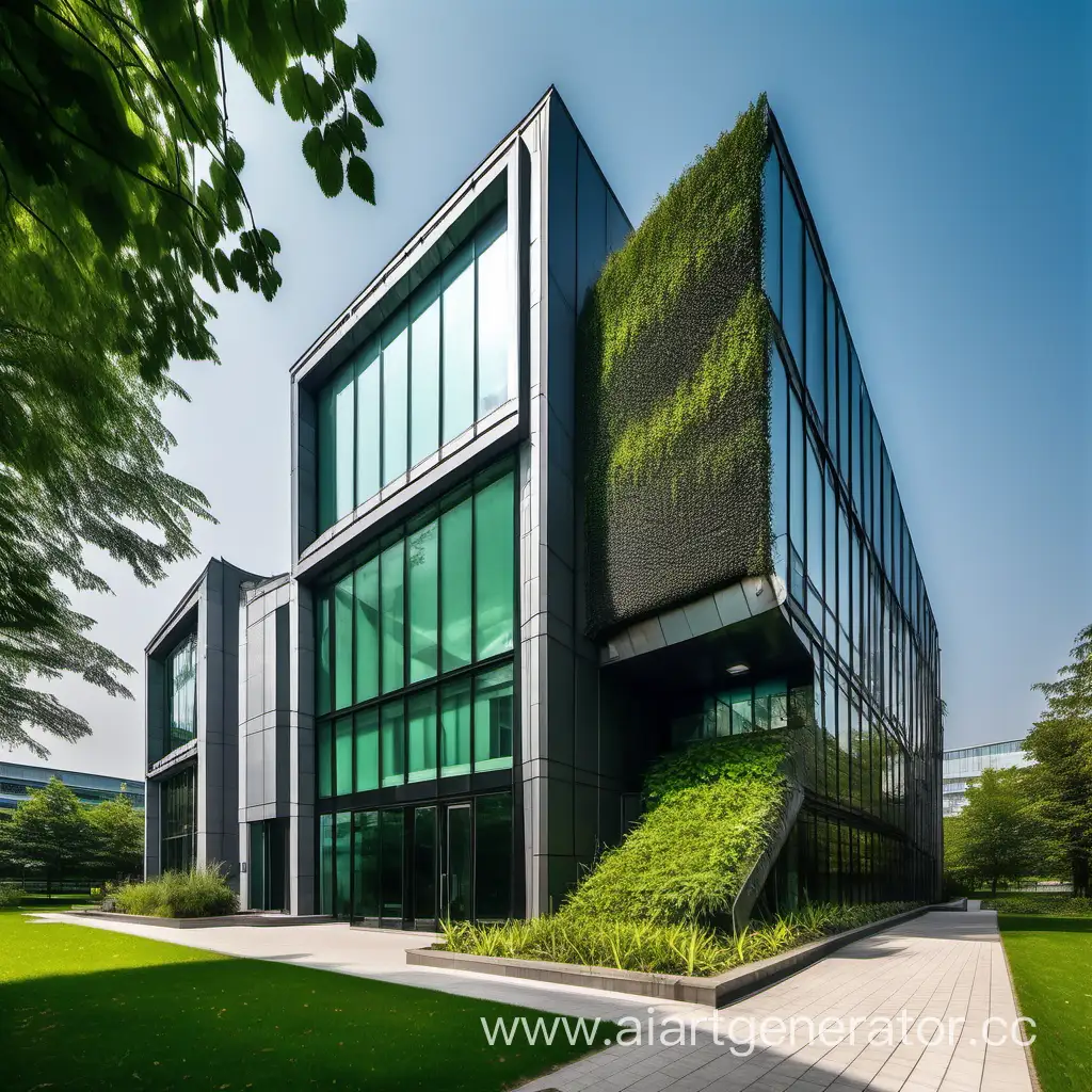 Contemporary-TwoStory-Office-Building-with-Striking-Atrium-and-Green-Park-Setting