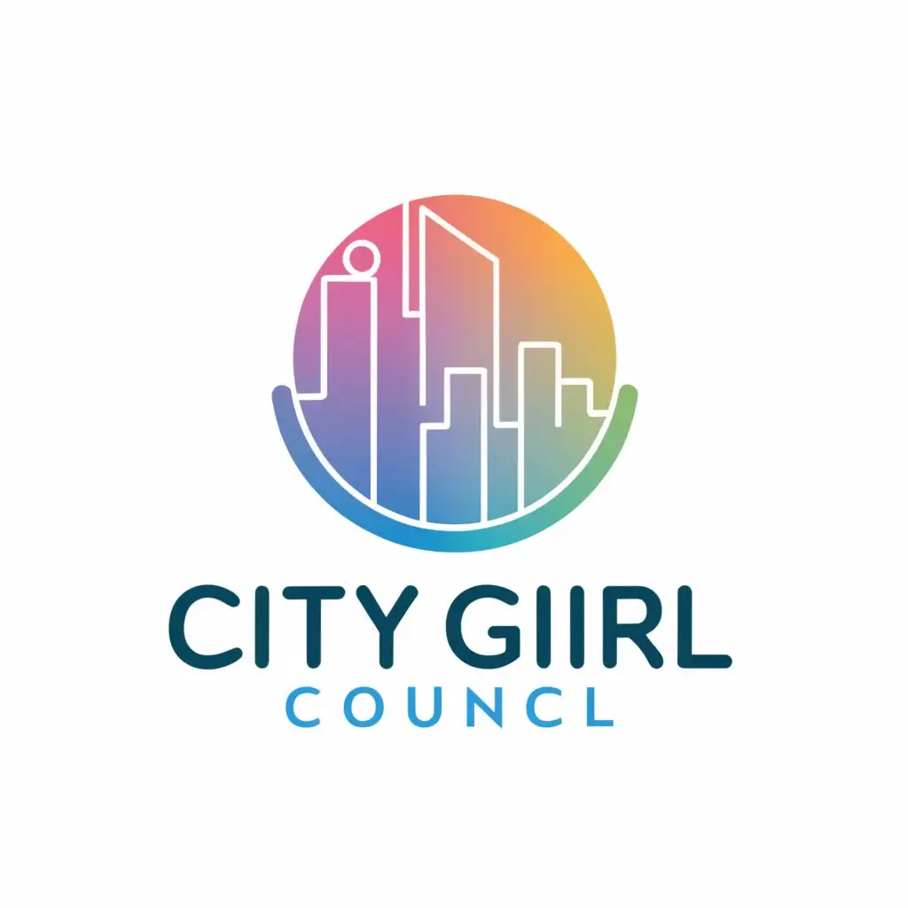 a logo design,with the text "City Girl Council", main symbol:city,Moderate,be used in Nonprofit industry,clear background