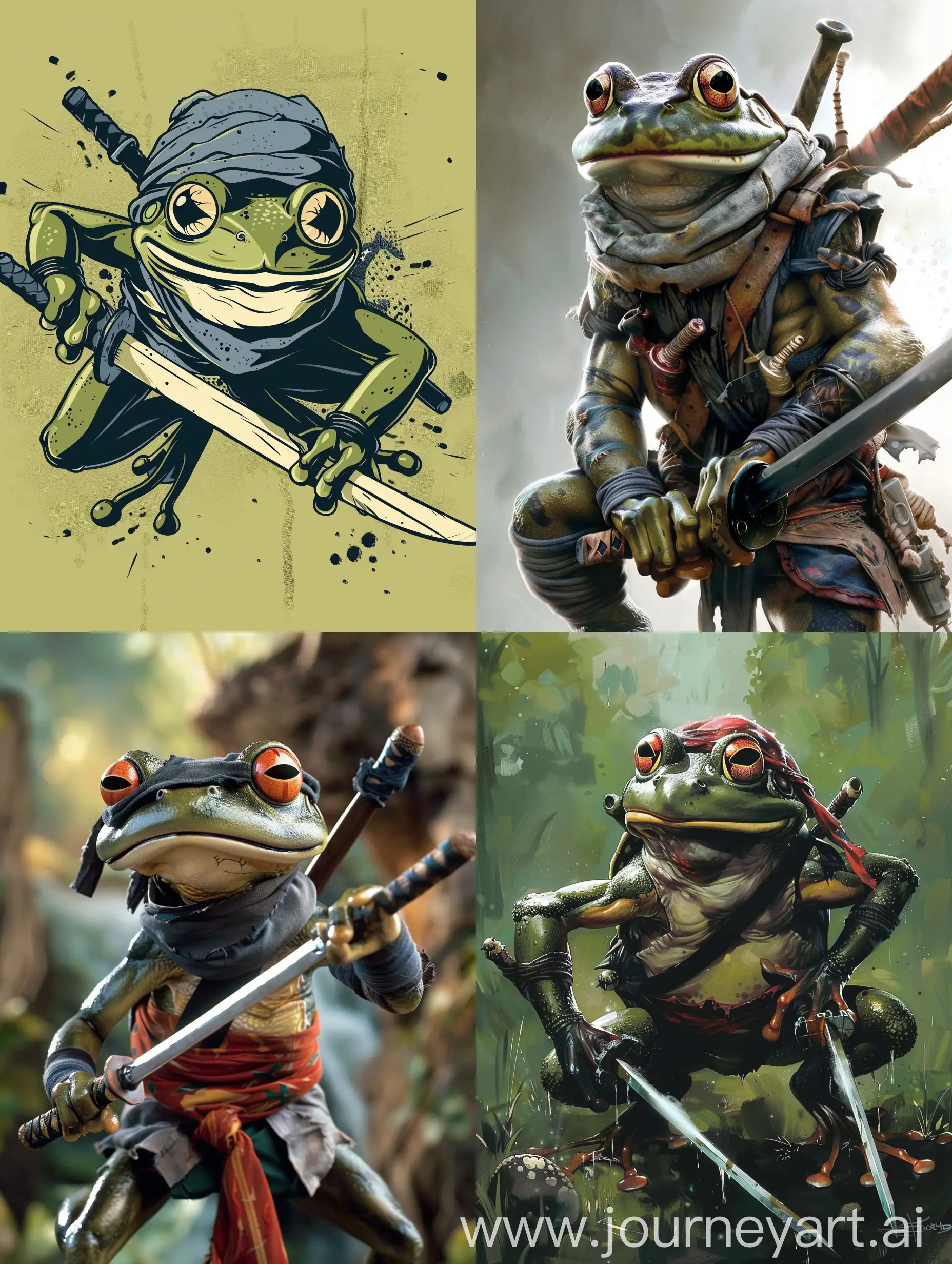 Teenage mutant ninja frog
