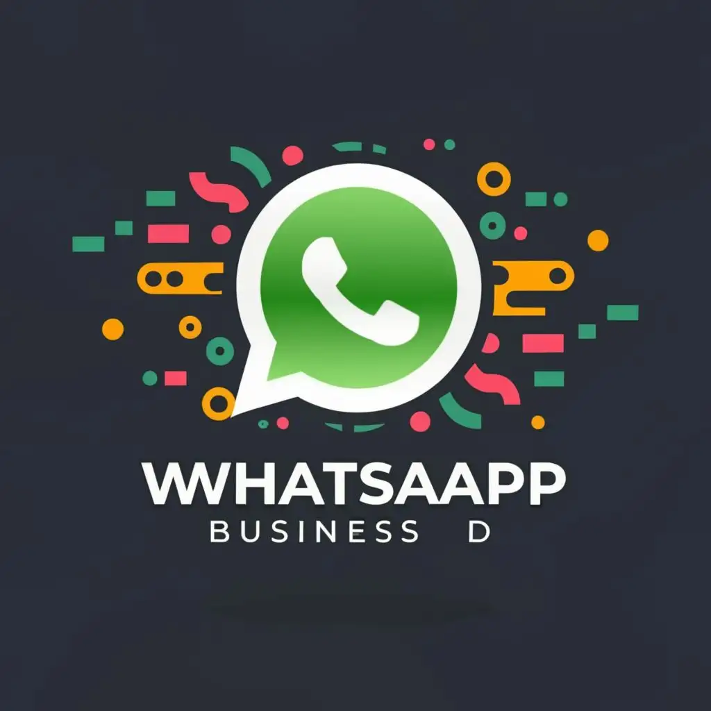 logo, chat marketing, with the text "Click WhatsApp Business ID", typography, be used in Technology industry