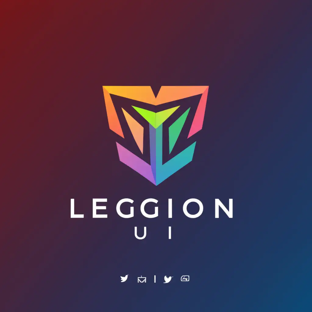 a logo design,with the text "legion ui", main symbol:legion,Moderate,be used in Technology industry,clear background