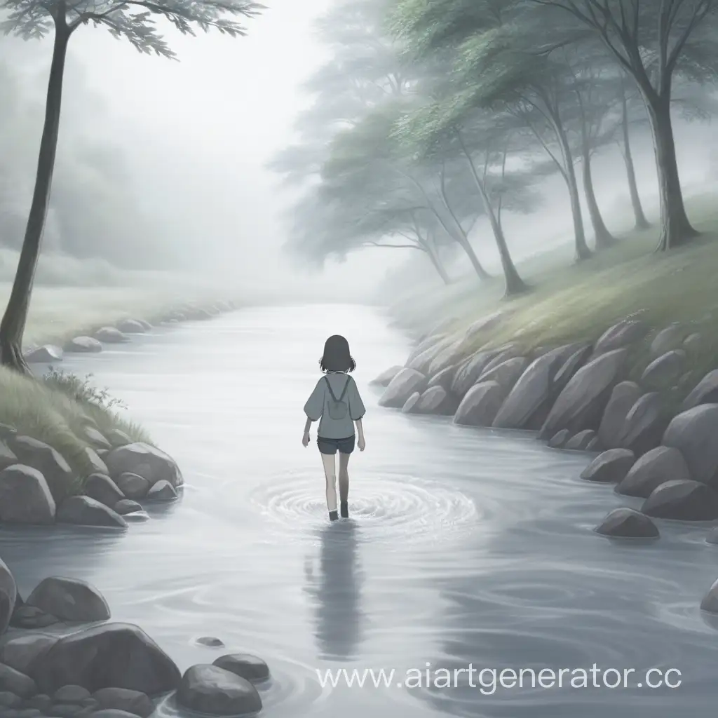 Anime-Style-Character-Walking-into-Misty-River