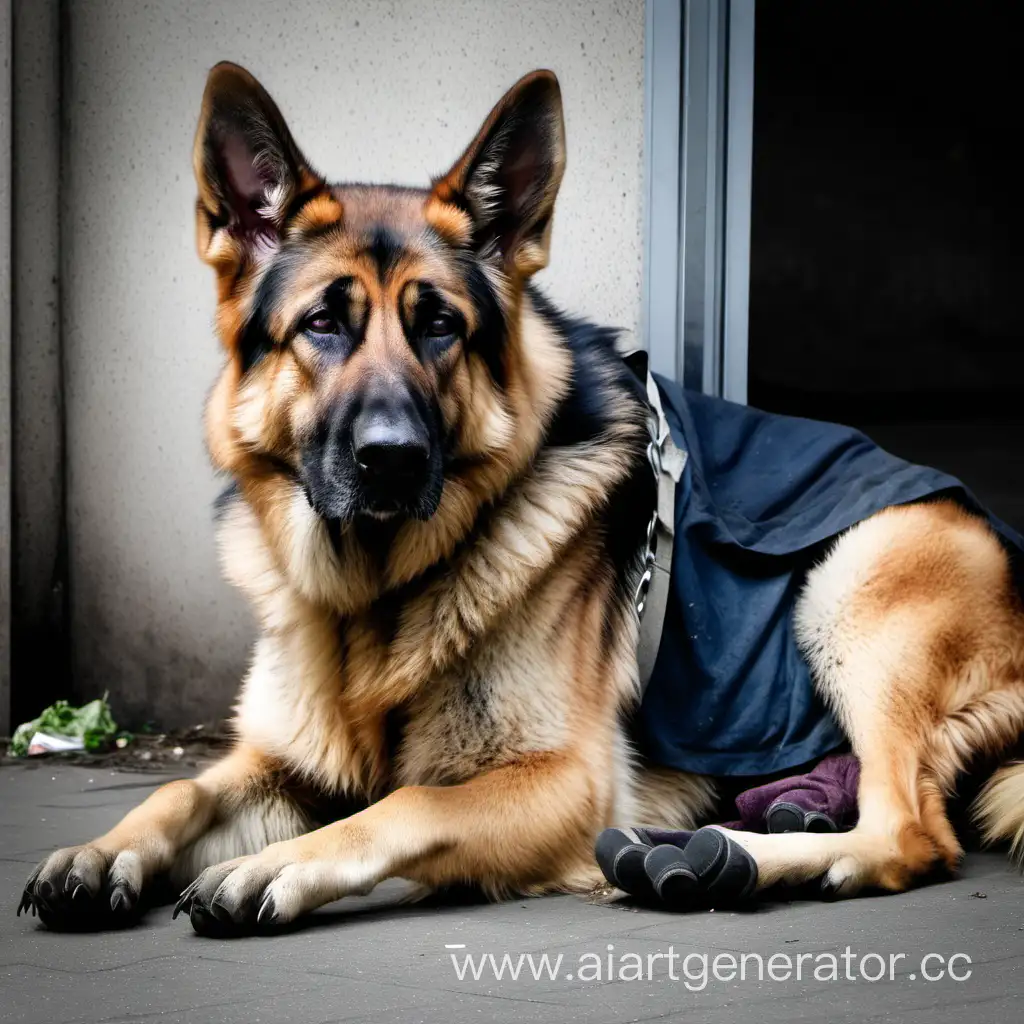 Heartbreaking-Homeless-German-Shepherd-Dog