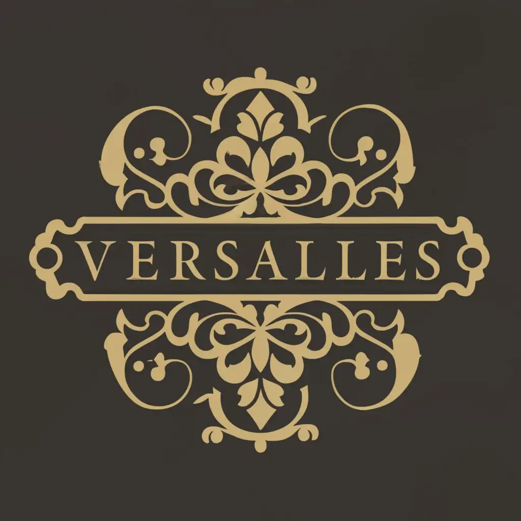 a logo design,with the text "Versailles", main symbol:Baroque style,Moderate,be used in Beauty Spa industry,clear background