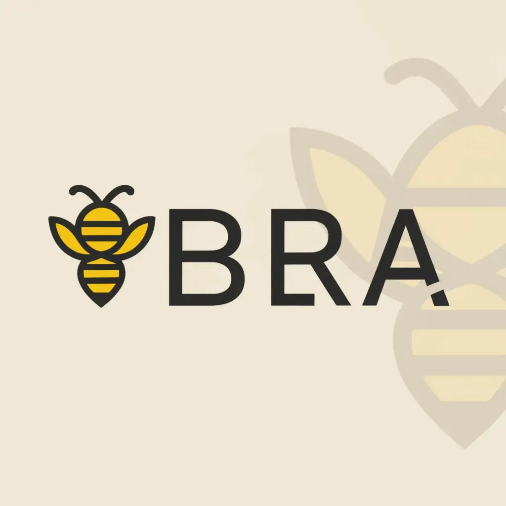 LOGO-Design-for-Bera-Golden-Honey-and-Clear-Script-with-a-Subtle-Bee-Motif
