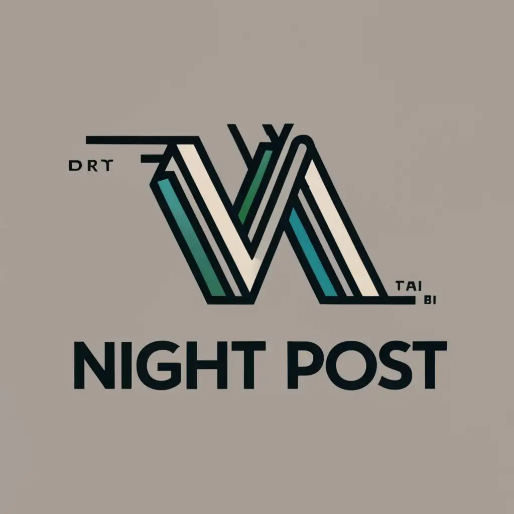 logo, LOGO Design For journal business Stylish W and P Typography for the Internet Industry, with the text "The Night Post", typography, be used in Finance journal industry