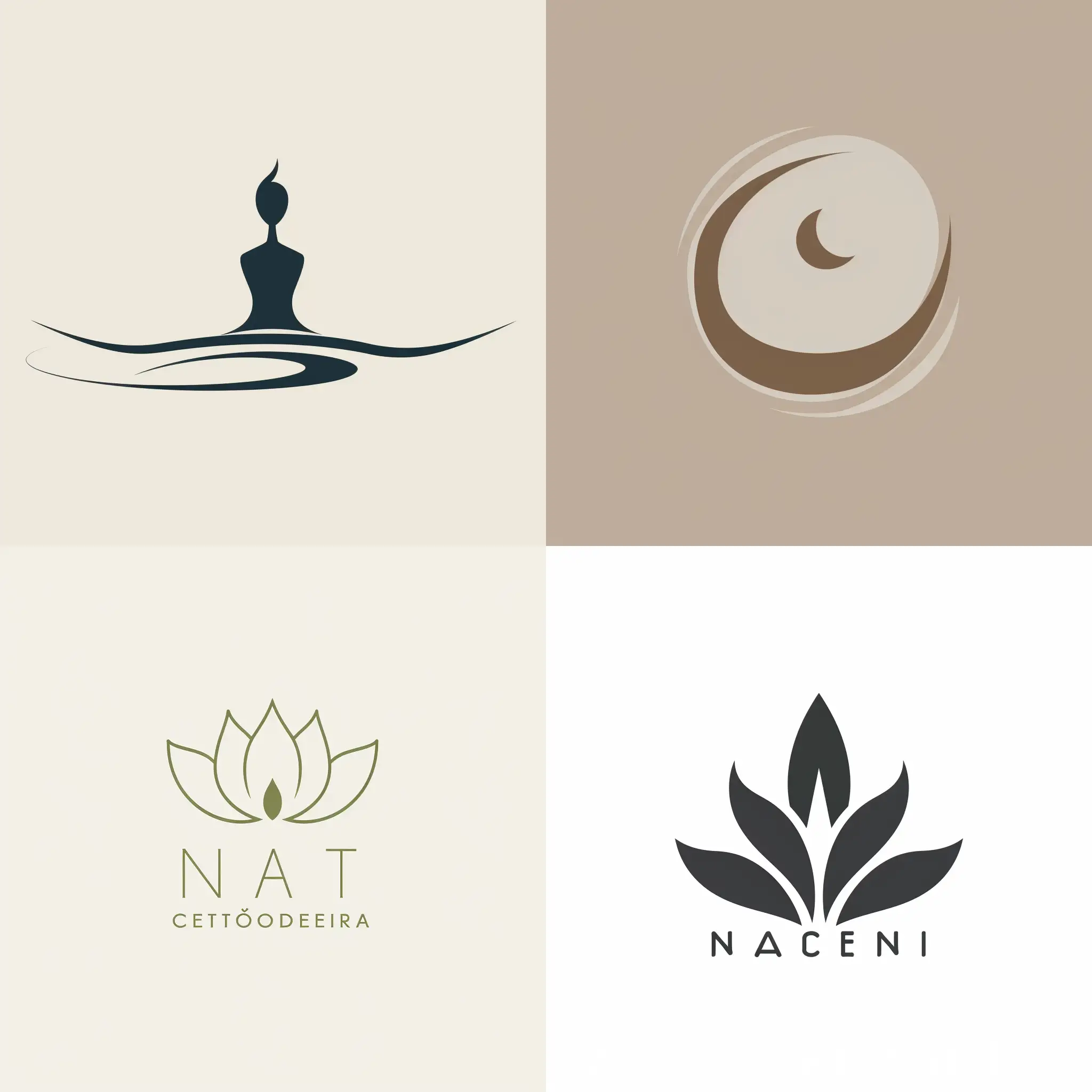Quiero un logo para un centro de terapia que tiene de nombre Centro de Fisioterapia NAO
Que sea sencillo y minimalista 