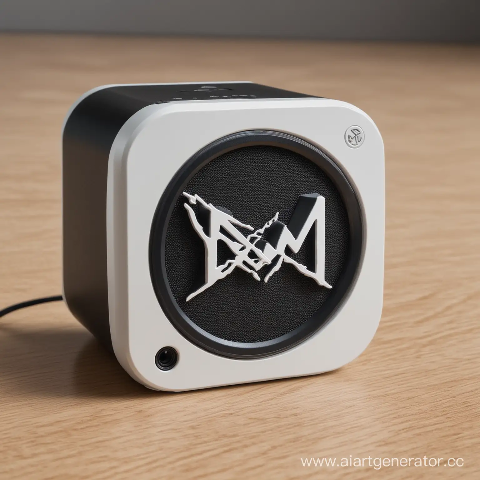 Modern-Computer-Speaker-with-YM-Logo