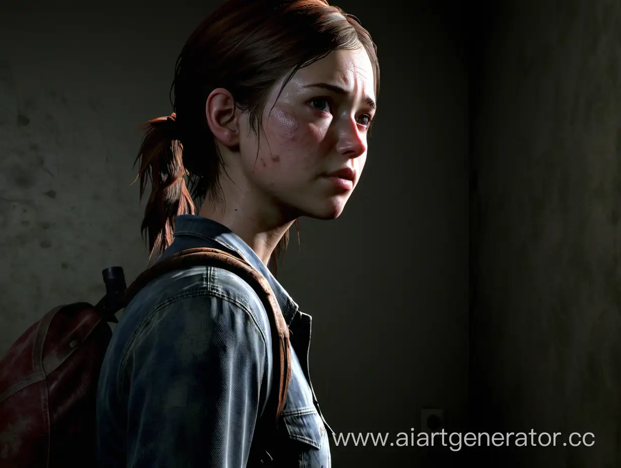 THE GIRL FROM the game last of us STANDS TALL
THE GIRL FROM the game last of us STANDS TALL
