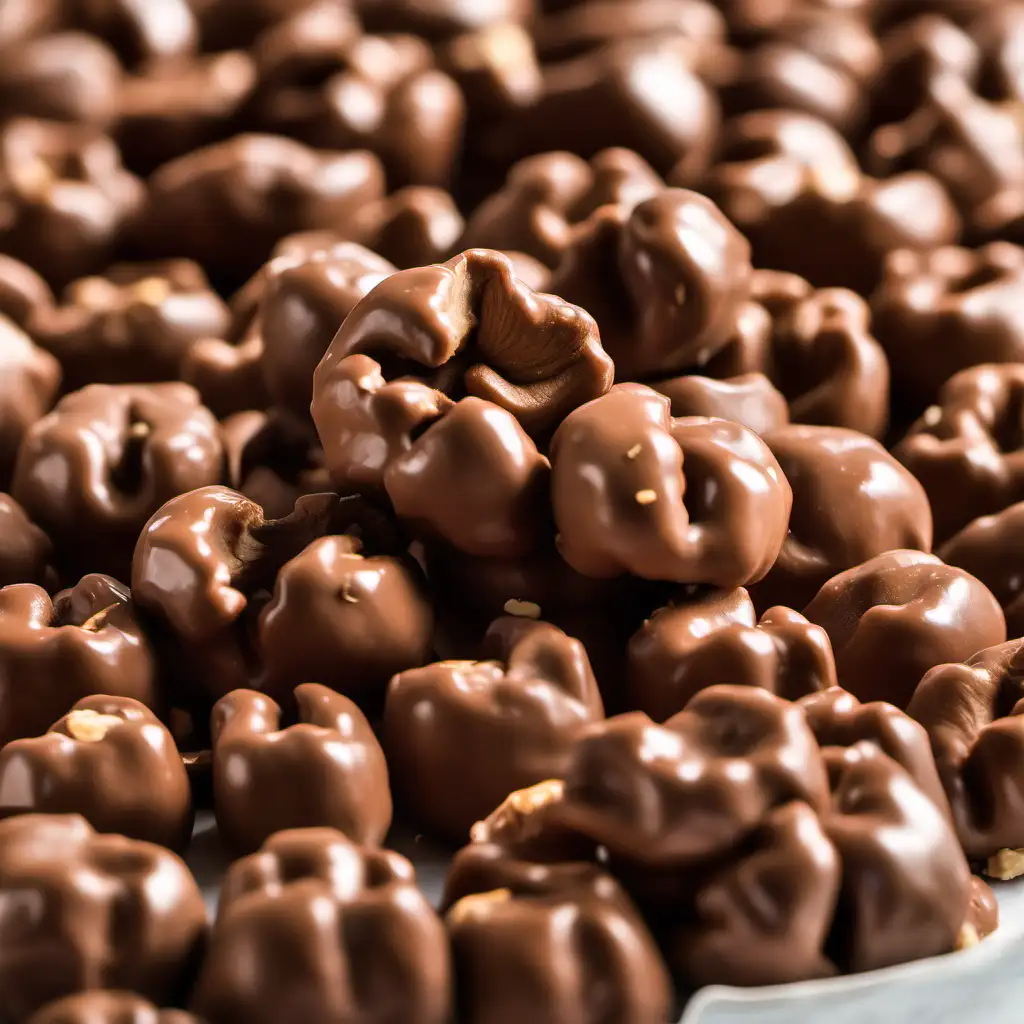 Delicious Cluster of Cashew Almond Bliss in Luscious Chocolate Coating