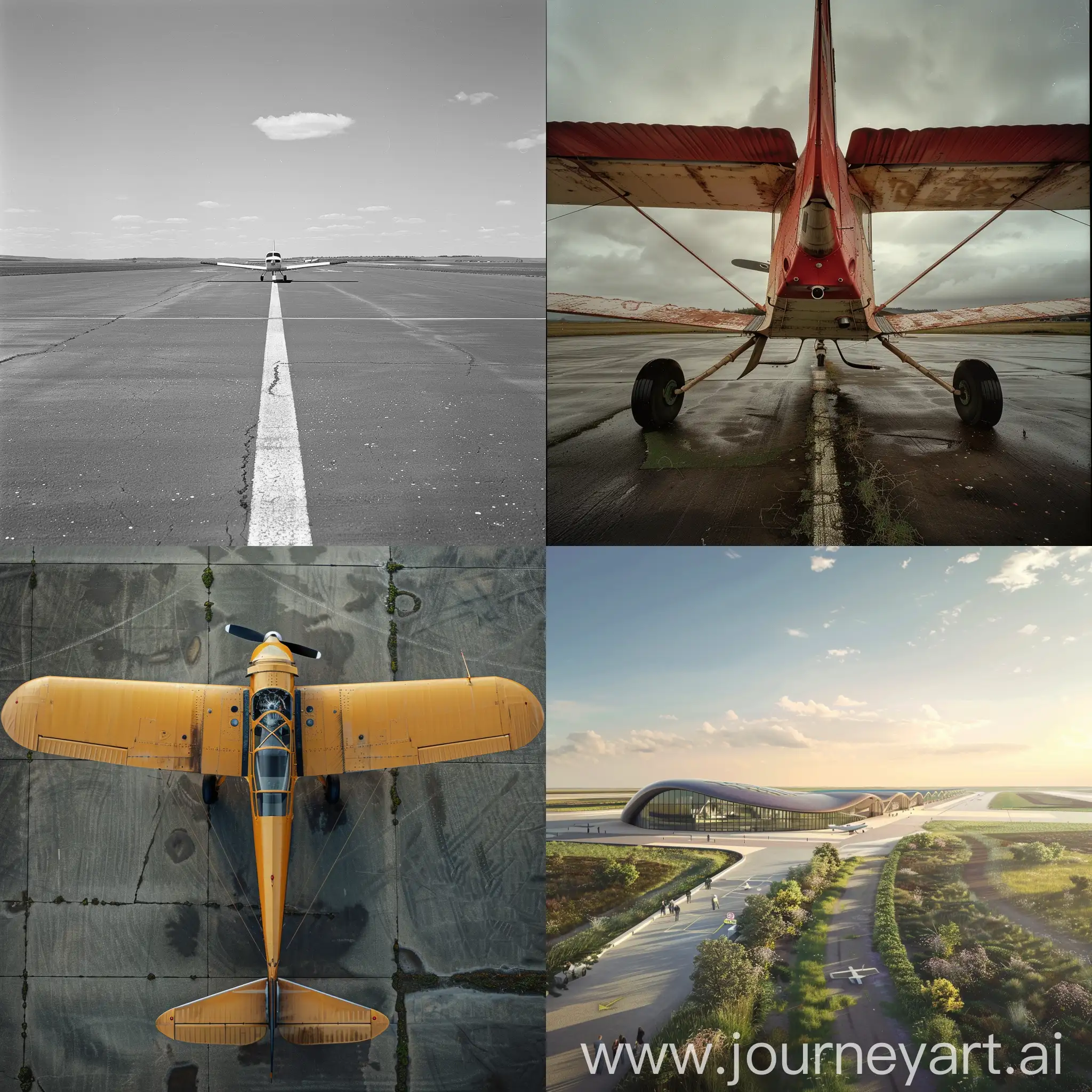 Vintage-Biplane-Flying-Over-Countryside-Landscape