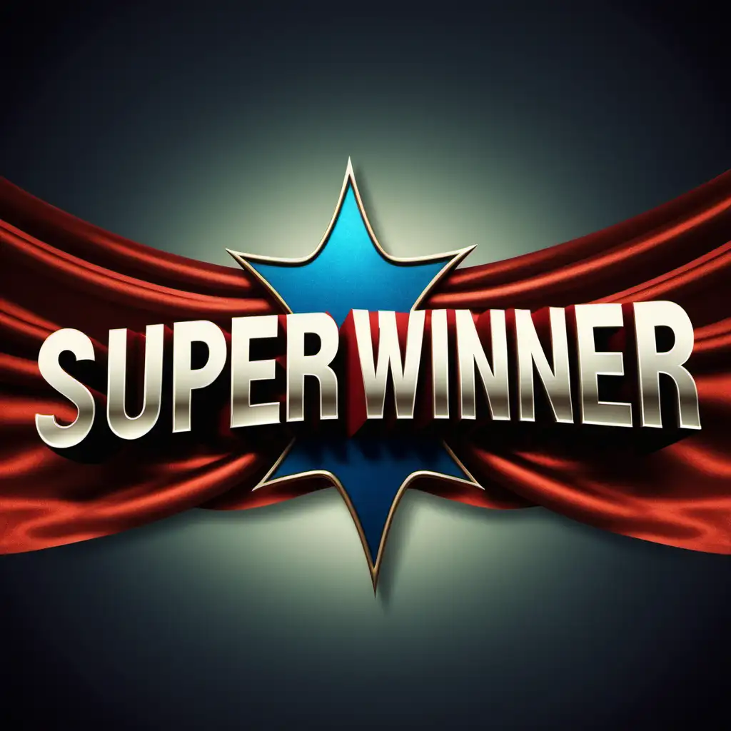 banner "super winner" low key
