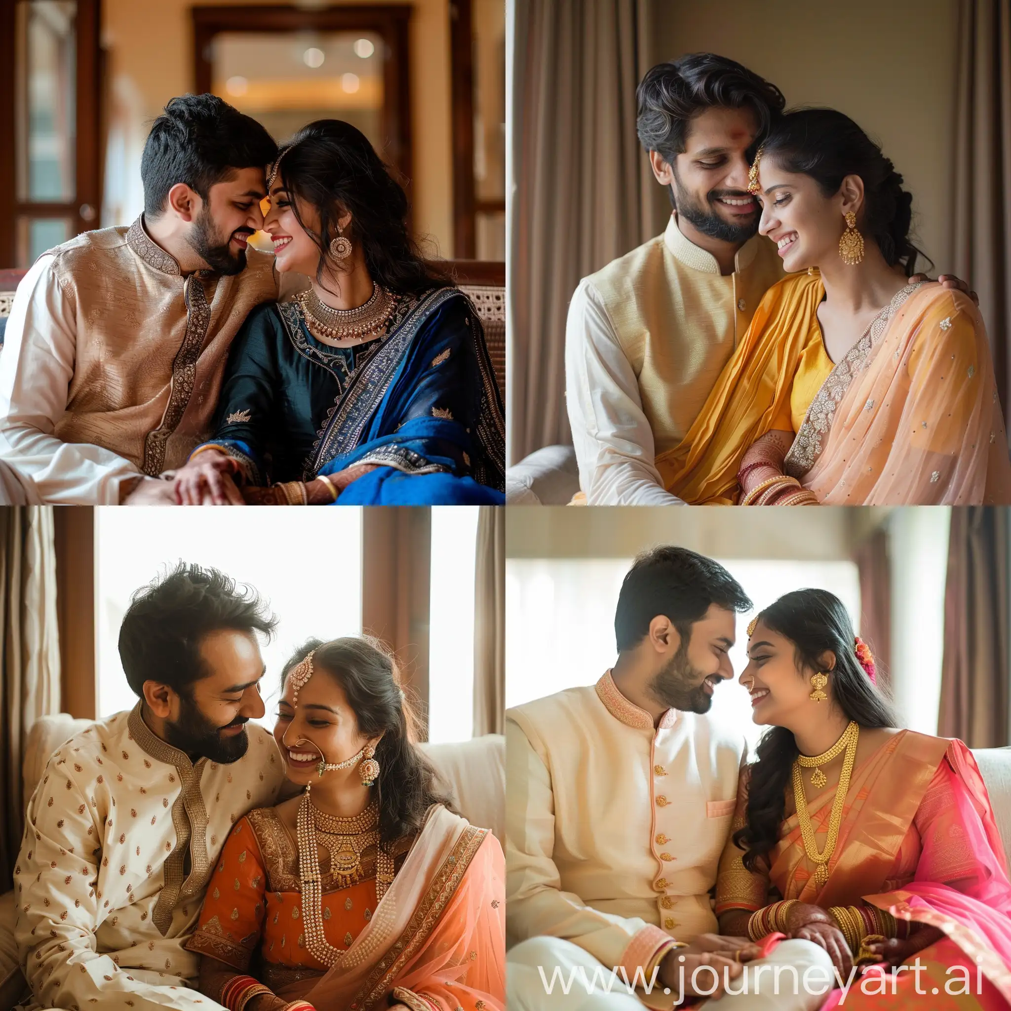 Indian-Couple-Romantic-Day-at-Home-Intimate-Moments-and-Affection-in-a-Cozy-Setting