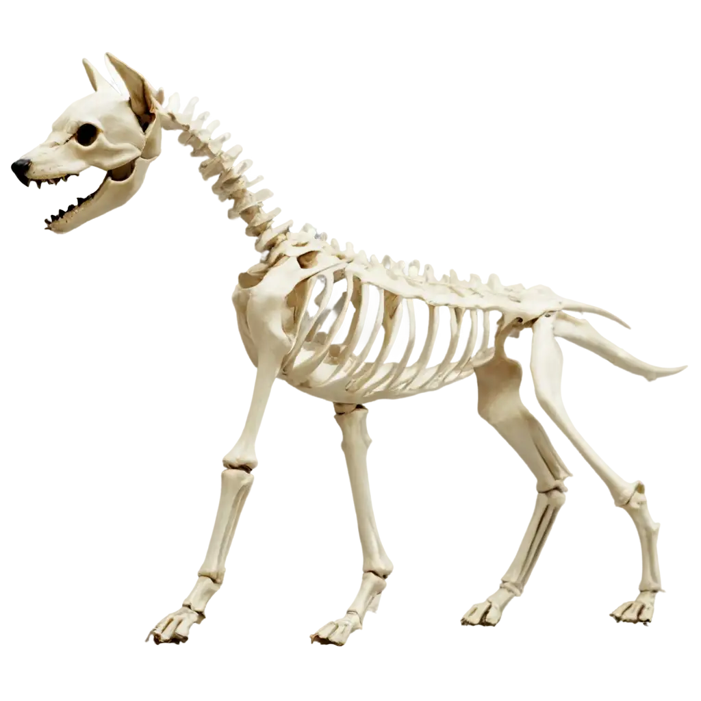 dog skeleton