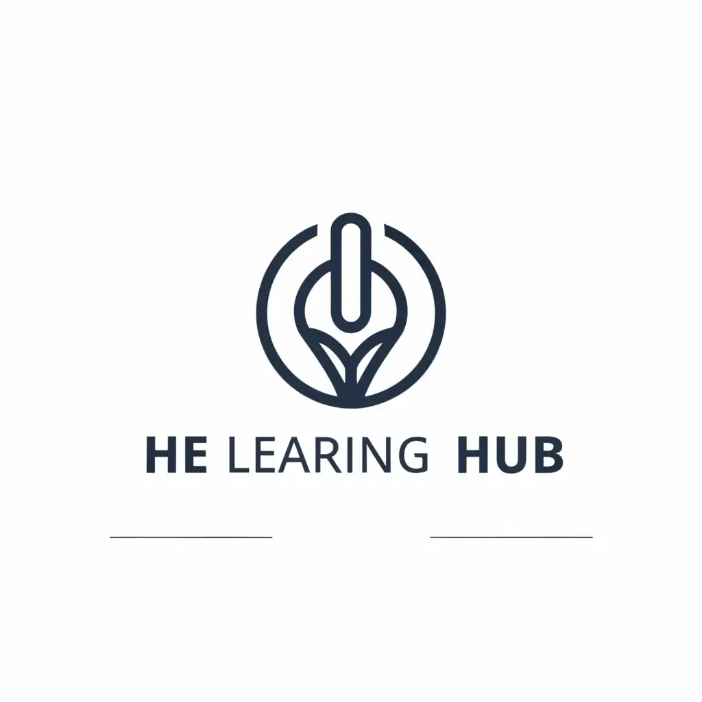 a logo design,with the text "The Learning Hub", main symbol:Pen,Moderate,be used in Education industry,clear background