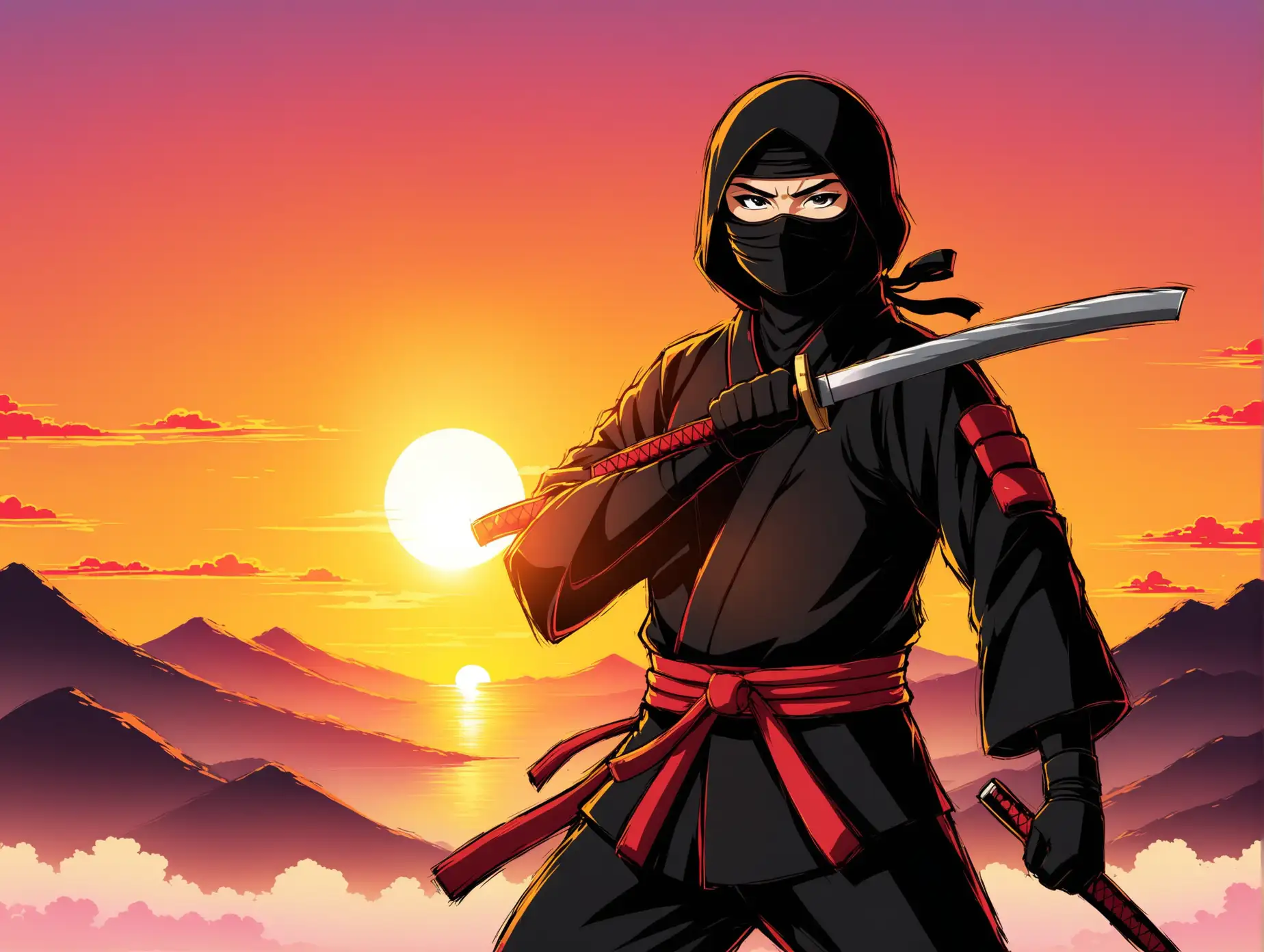 Funky Ninja Sensai Training at Sunrise