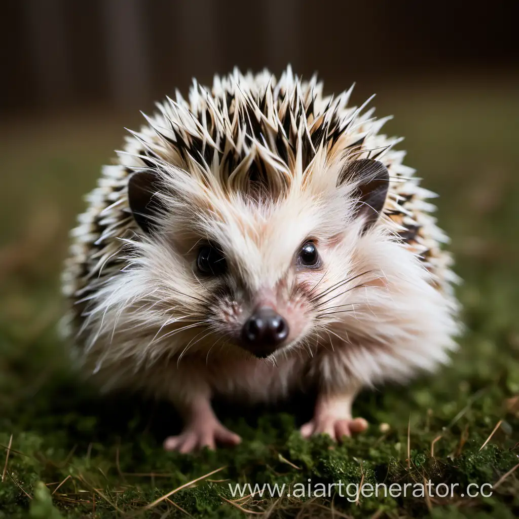 Adorable-Fluffy-Hedgehog-in-Natural-Habitat