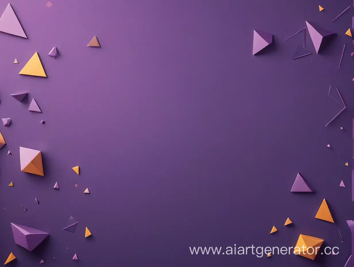 фиолетовый фон с геометрическими фигурами 