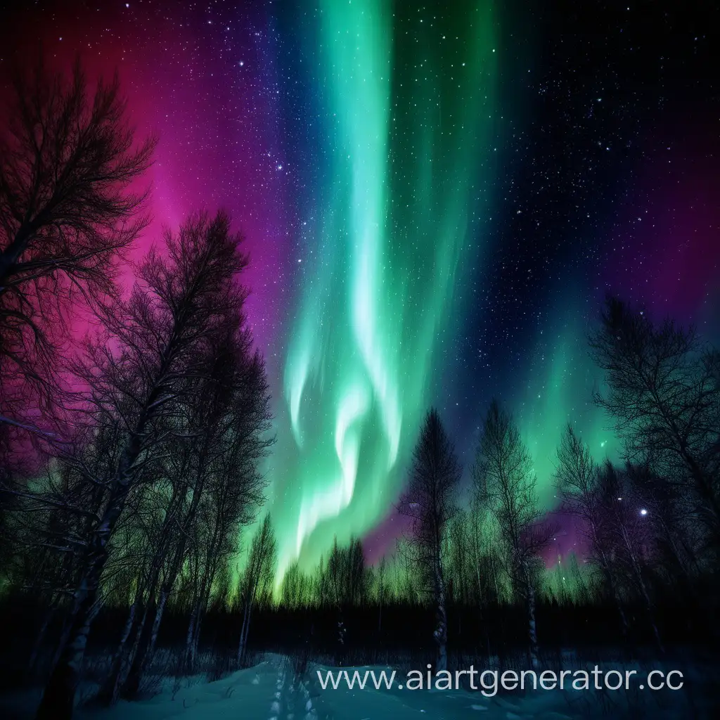 Majestic-Galaxy-Illuminated-by-Northern-Lights