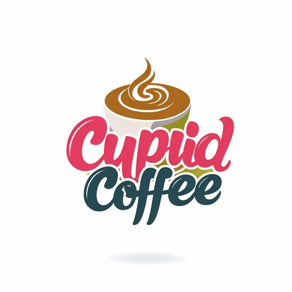 LOGO-Design-for-Cupiid-Coffee-Vibrant-Typography-for-Online-Coffee-Business