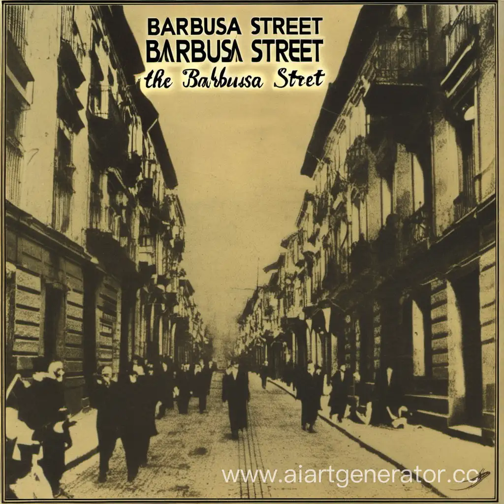 Album cover with the inscription "Barbusa Street"