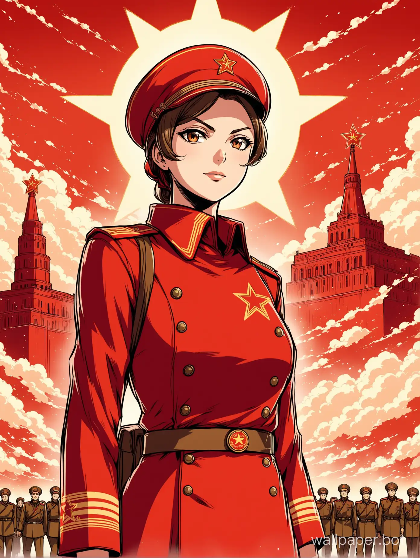 USSR in anime style