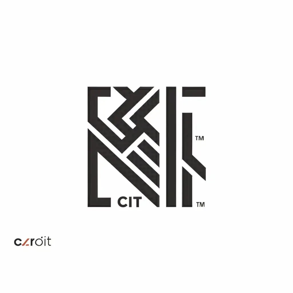 LOGO-Design-For-CRCIT-Abstract-Geometric-Symbol-on-Clear-Background