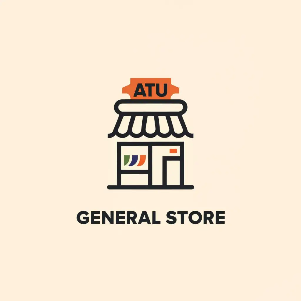 LOGO-Design-For-Atul-General-Store-Professional-Emblem-with-Clarity-and-Business-Essence