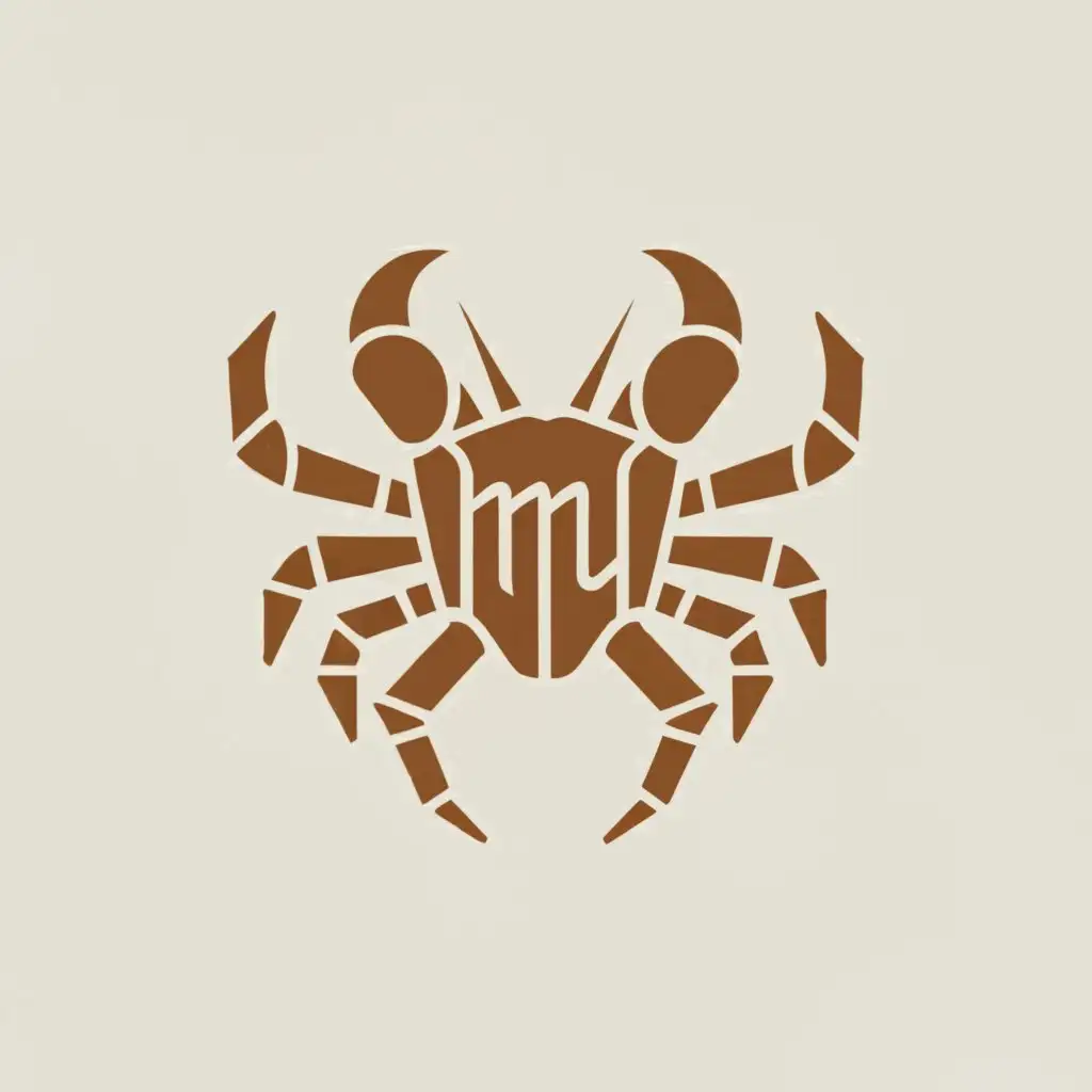Logo-Design-for-Mu-Moderate-Crab-Symbol-on-Clear-Background
