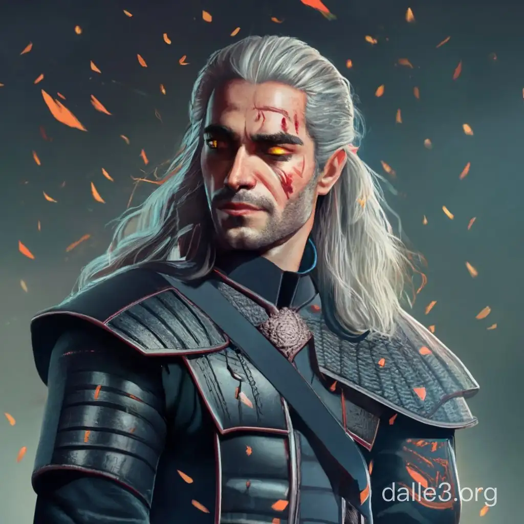 Geralt and Jaskier Romantic Kiss The Witcher Fan Art | Dalle3 AI