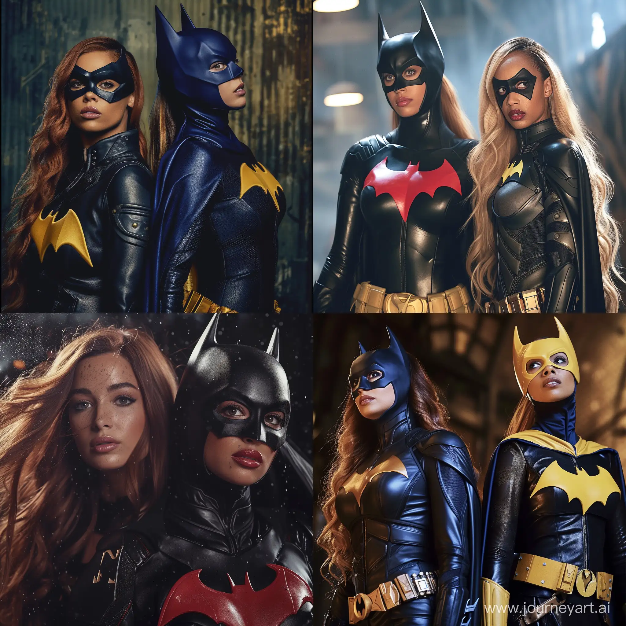 Ashley-Tisdale-and-Erica-Ash-Portray-Batgirl-Duo-in-Dynamic-Pose